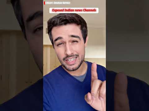 Exposed Indian News Channels!! #dhuruvrathee #indianews #documentary