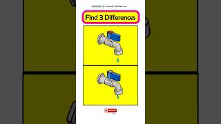 Part 134 🔥| Find 3 Differences Challenge 👀 | Spot the Difference Game#shorts