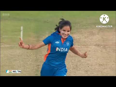 #commonwealthgames2022 cricket India women vs Barbados women renuka thakur