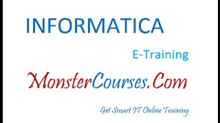 Informatica Online Training| Informatica video tutorial| Informatica 9 Training