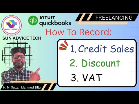 How To Record Credit Sales in QuickBooks। Accounting Freelancing। SUN ADVICE TECH । bookkeeping