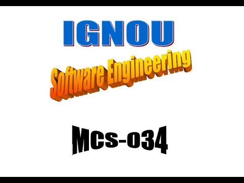 MCS-034 (Software Engineering) Important Topics for Exam