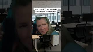 Just IT fixing things intheir imagination 😌 #emotionallyemployed #corporatelife #officehumor #office