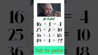 😱🤔Only for genius.../ Math puzzle #sanjanaeducation #youtubeshorts #maths #shorts #shorts