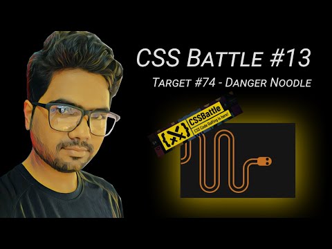 CSS Battle #13 - Clip (Target #74 - Danger Noodle) - Under 20 min