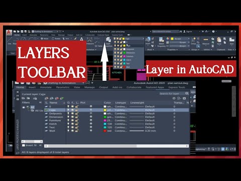 How to use layers in AutoCAD। Need and uses । layers toolbar in AutoCAD।
