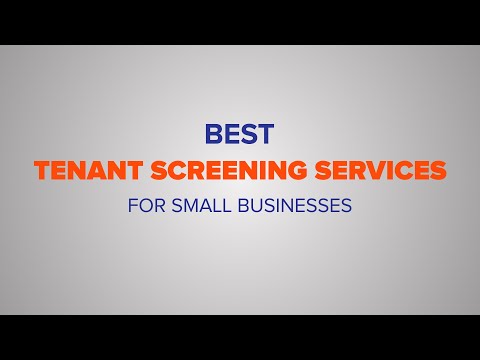 Tenant screening services