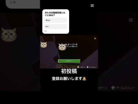 べ、別に！初投稿だからって！不安とかじゃ無いんだからね！！#マイクラ