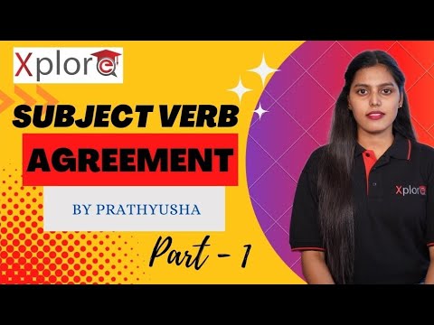 Subject Verb Agreement Part-1 By Prathyusha