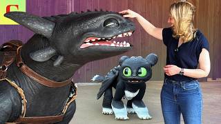 The Massive Interactive Robots at Universal's Epic Universe: I Pet Toothless!