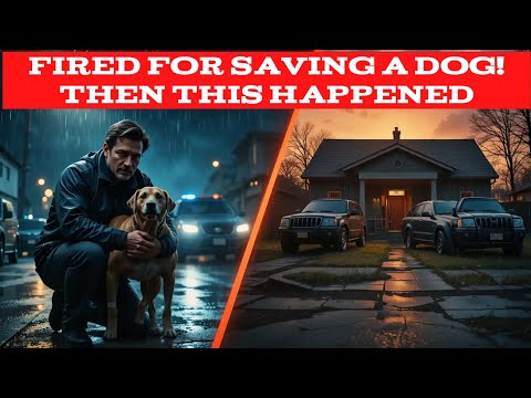 Bus Driver Saves Injured Dog, Loses Job, Then 3 Black Cars Change Everything..