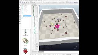 Robot dynamic obstacle detection simulation using Matlab and CoppeliaSim