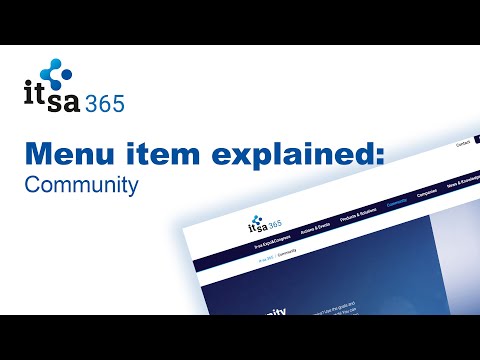 it-sa 365 | Community - Briefly explained