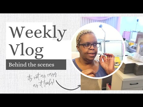 Studio Vlog 1 | SMALL BUSINESS VLOG | #weekinmylifevlog #smallbusiness #vlog