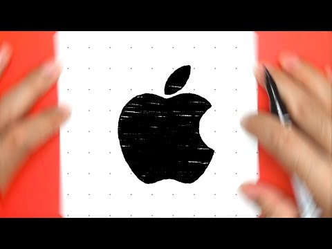 HOW TO DRAW APPLE LOGO | STEP BY STEP