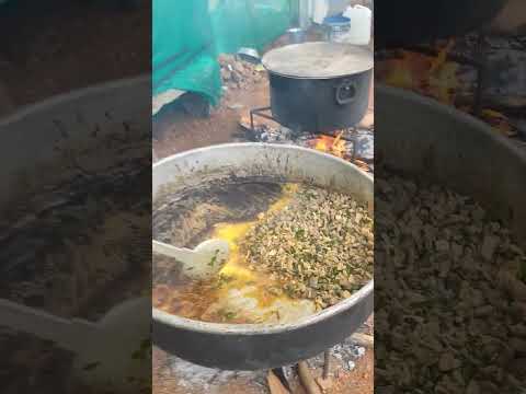 Mutton curry in village #trending #shorts