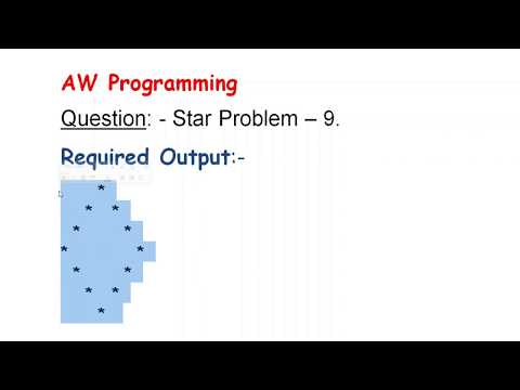 Star Problem PART 9