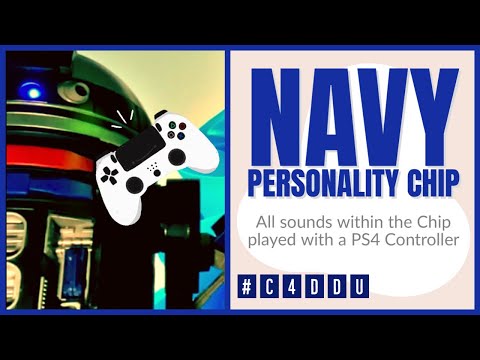 Exploring NEW Droid Dark Blue Personality Chip with a PS4 Controller