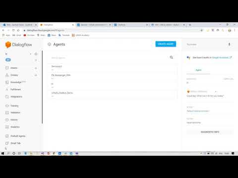 How to connect your Ui path Orchestror to Google Dialogflow and Create chat bot.