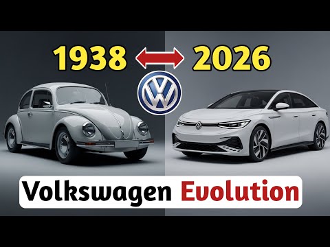 Volkswagen Car Transfomation Evolution 1938 To 2026