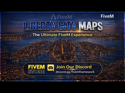 FiveM Liberty City Map | Immersive New York / NYC Map | Perfect for FiveM RP Servers | FiveM Store 🔥