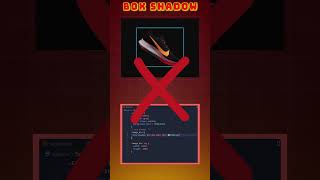 box shadow vs drop shadow #html #css #javascript #vscode #progamer #dhirajaryaa