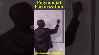 How to find the factors to a polynomial