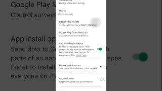 Best settings for Google Play store