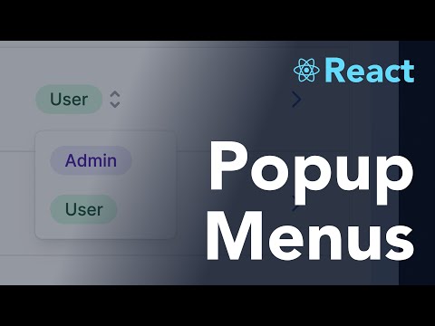 Popup Menus in React with Popper.js