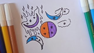 orange and purple circle image | oranje en paarse cirkel afbeelding | オレンジと紫の円の画像