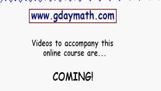 Place-holder Video for a new online math course