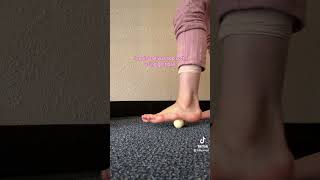BALLERINA FOOT PREP #ballerina #footcare #warmup#routine#ballet