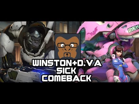 OUTSMARTING TV - SICK COMEBACK Winston+D.Va on Numbani
