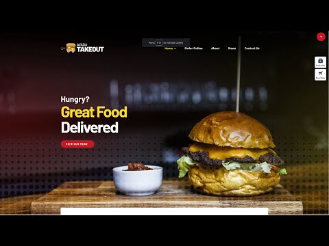 How to make a Website for a Fast Food Restaurant (Wordpress) - Avada