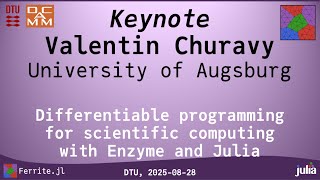 FerriteCon 2025 Valentin Churavy: Differentiable programming for scientific computing