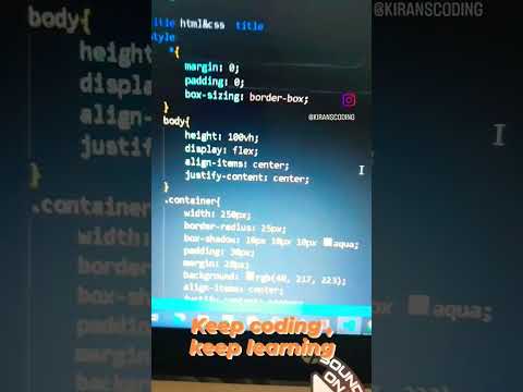 Animation Using html &css #viral #css #html #programming #coding #love #vscode #codinglife
