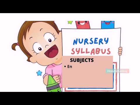 Nursery |Pre-kg Syllabus |Home Schooling