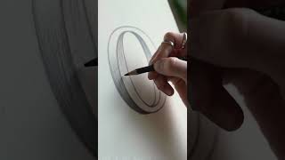 3D letter "O" generate using AI 🙂🙂#art #3d #satisfying #3dart #ai#aiary