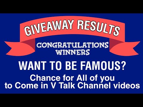 Live: 10K Subs GIVEAWAY RESULT | Thanks For Support • V Talk