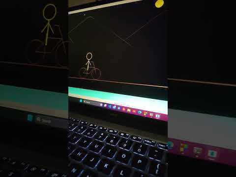Computer graphics programming in C language !! cycling !! status !! #coding #shorts