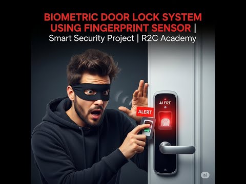 Fingerprint Door Lock System Using Fingerprint Sensor | Smart Security Project | R2C Academy