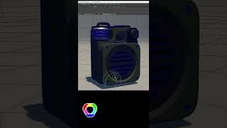 Hard surface modeling Viewport Display - Bluetooth speaker 3D Model Reel