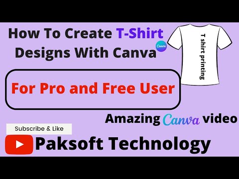 How To Create T-Shirt Designs With Canva | Canva T-Shirt Design Tutorial ||