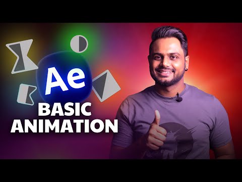 Composition & Basic Animation  EP02 | Sinhala Tutorial } Adobe After Effect Basic