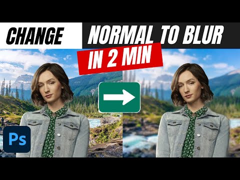 blur background photoshop | फोटोशॉप में background  blur कैसे करे #hindi #editing