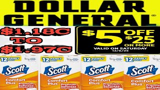 12/6/2025 🔥Dollar General Couponing this Week #5off25 #couponing #dollargeneral 
