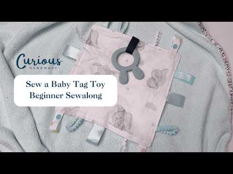 How to Sew a Baby Tag Toy — Beginner Sewing Tutorial (Free Sewalong)