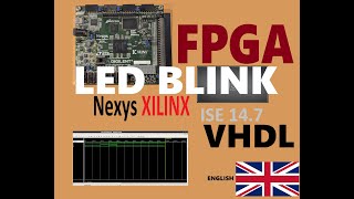 Programming FPGA: Hello World - LED Blink VHDL