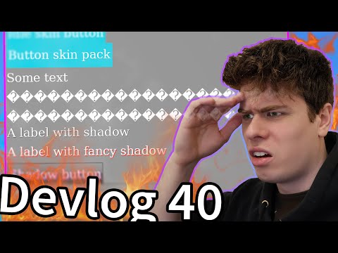 Drawing Text Hurts My Soul - Devlog 40