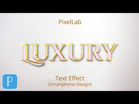 100% EDITABLE! Golden Luxury Text Effect - PixelLab Tutorial
